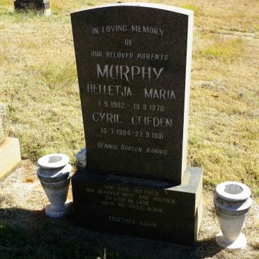 MURPHY Cyril Clifden 1904-1981 &amp; Helletja Maria 1902-1970