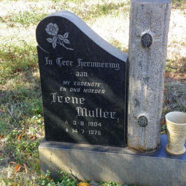 MULLER Irene 1904-1975