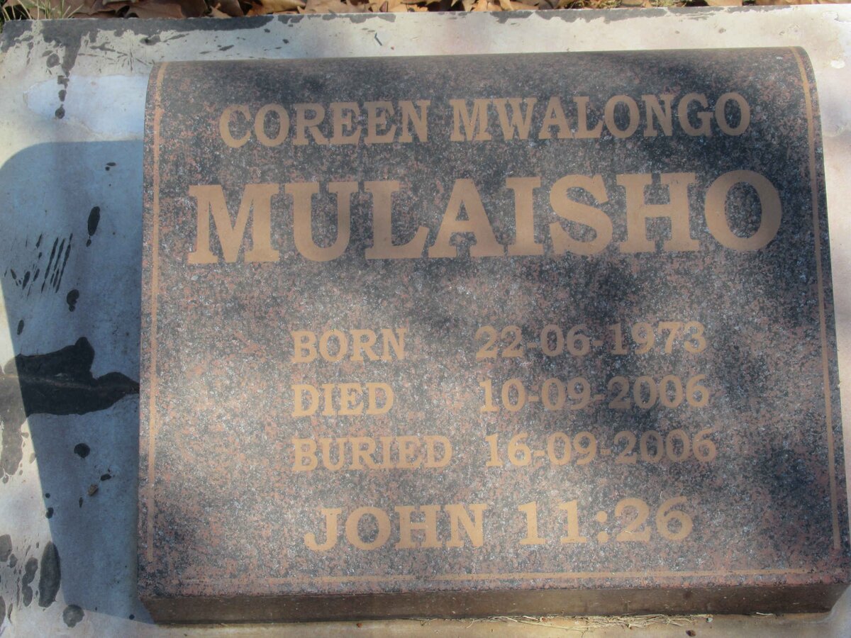 MULAISHO Coreen Mwalongo 1973-3006