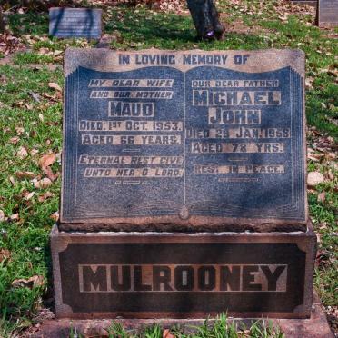 MULROONEY Michael John -1958 &amp; Maud -1953