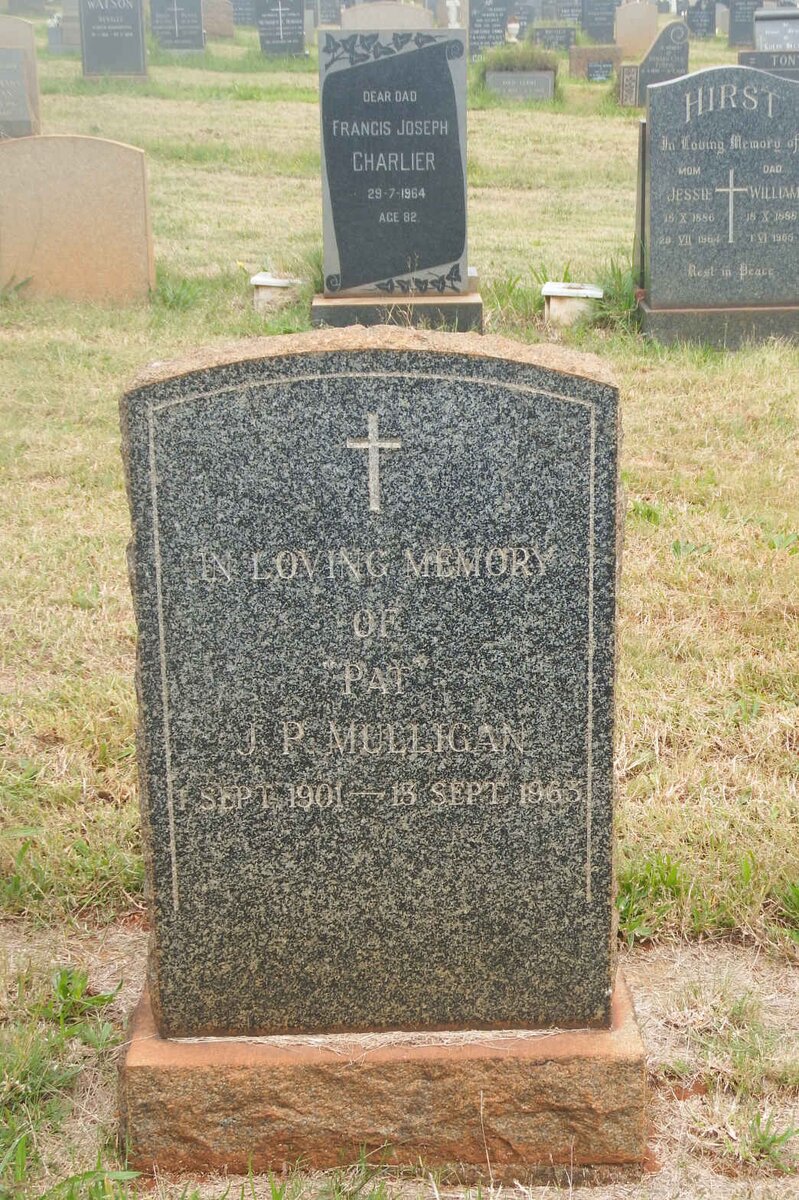 MULLIGAN J.P. 1901-1963