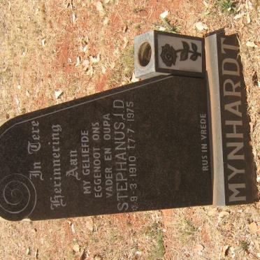 MYNHARDT Stephanus J.D. 1910-1975