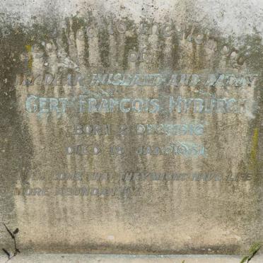 MYBURGH Gert Francois 1916-1951