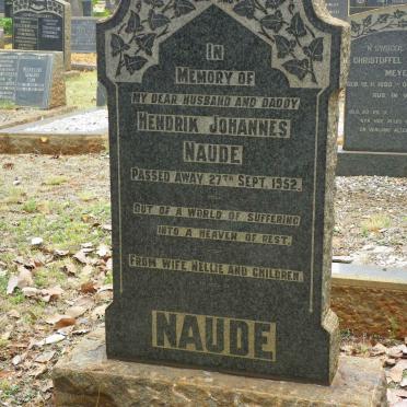 NAUDE Hendrik Johannes -1952