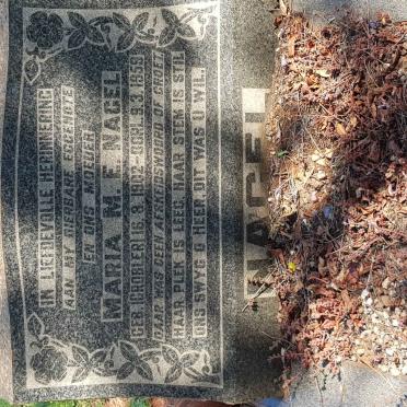 NAGEL Maria M.E. nee GROBLER 1902-1959