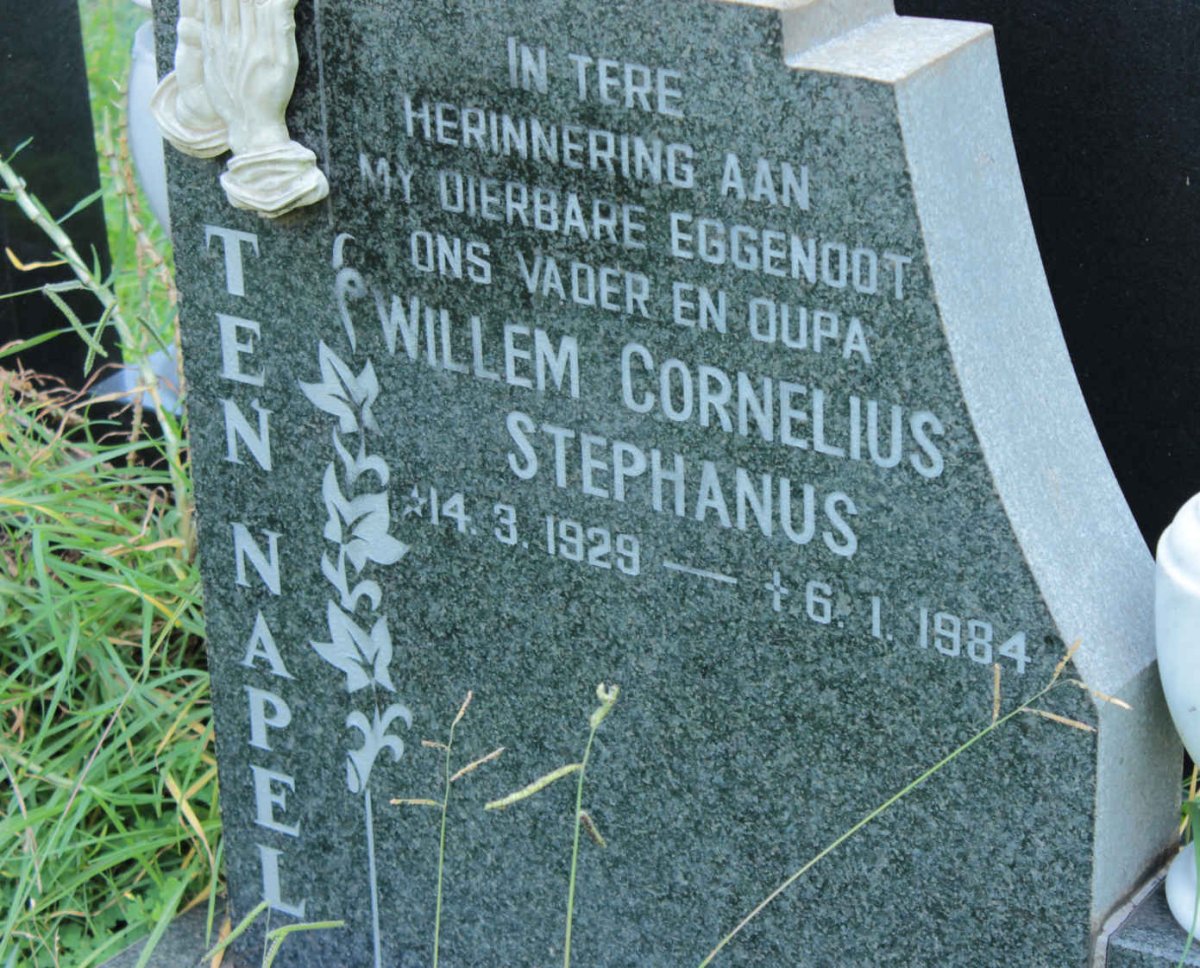 NAPEL Willem Cornelius Stephanus, ten 1929-1984