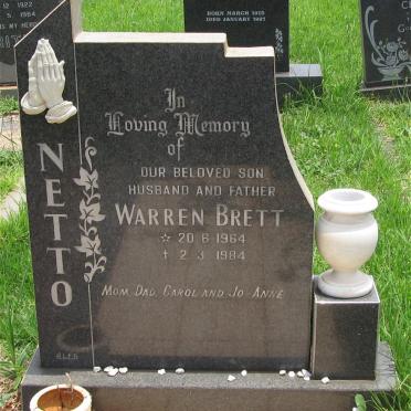 NETO Warren Brett 1964-1984