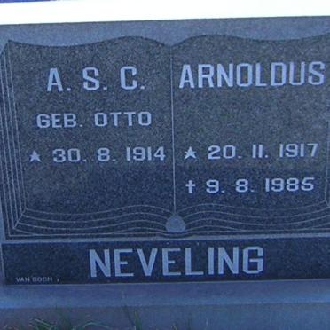 NEVELING Arnoldus 1917-1985 &amp; A.S.C. OTTO 1914-