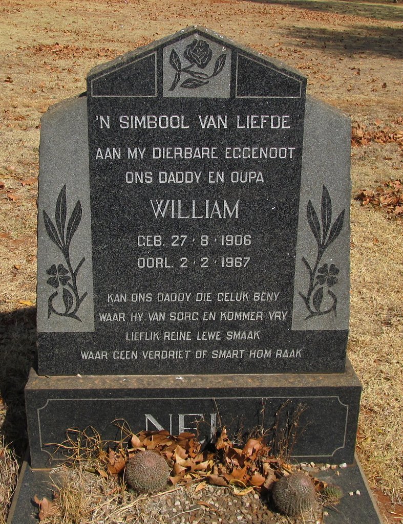 NEL William 1906-1967