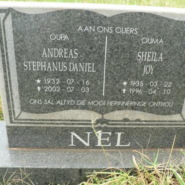 NEL Andreas Stephanus Daniel 1932-2002 &amp; Sheila Joy 1935-1996