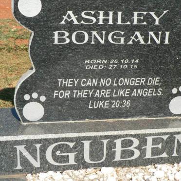 NGUBENI Ashley Bongani 2014-2015