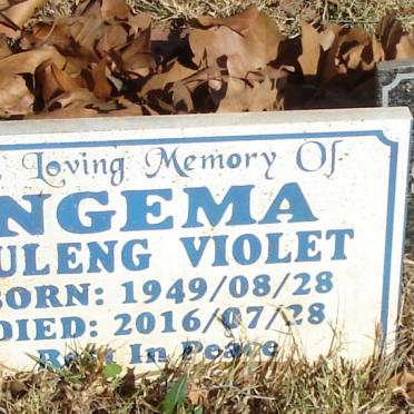 NGEMA Sipho Charles 1949-2014 &amp; Puleng Violet 1949-2016