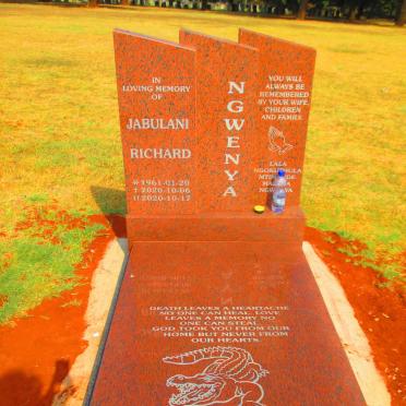 NGWENYA Jabulani Richard 1961-2020