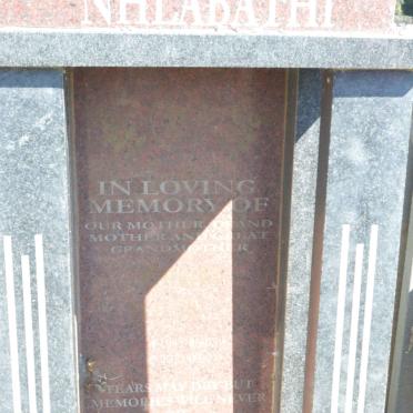 NHLABATHI Pikiwe Elizabeth 1941-2012