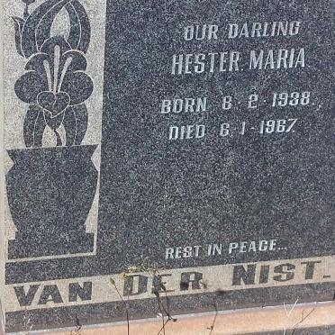 NIST Hester Maria, van der 1938-1967