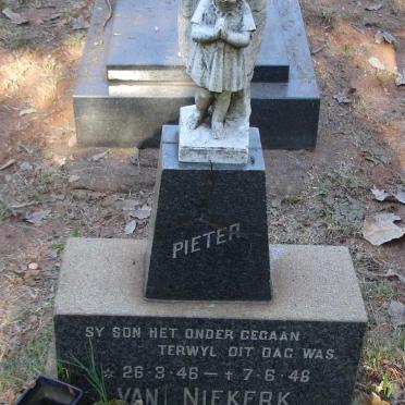 NIEKERK Pieter, van 1946-1946