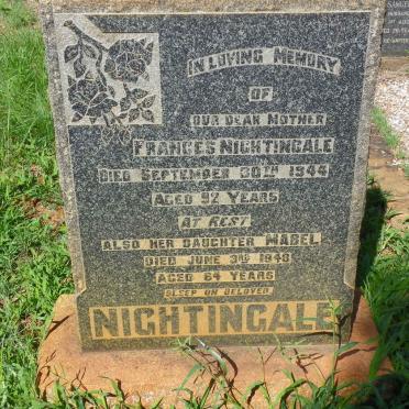 NIGHTINGALE Frances -1944 :: NIGHTINGALE Mabel -1948