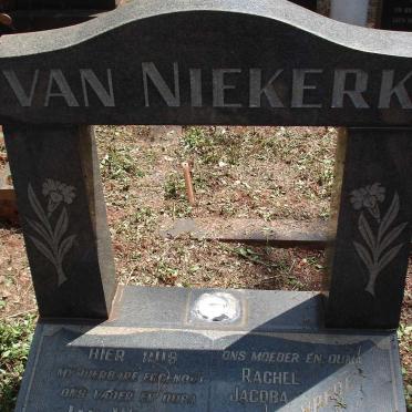 NIEKERK Jan Willem, van 1906-1968 &amp; Rachel Jacoba SMITH 1910-1984