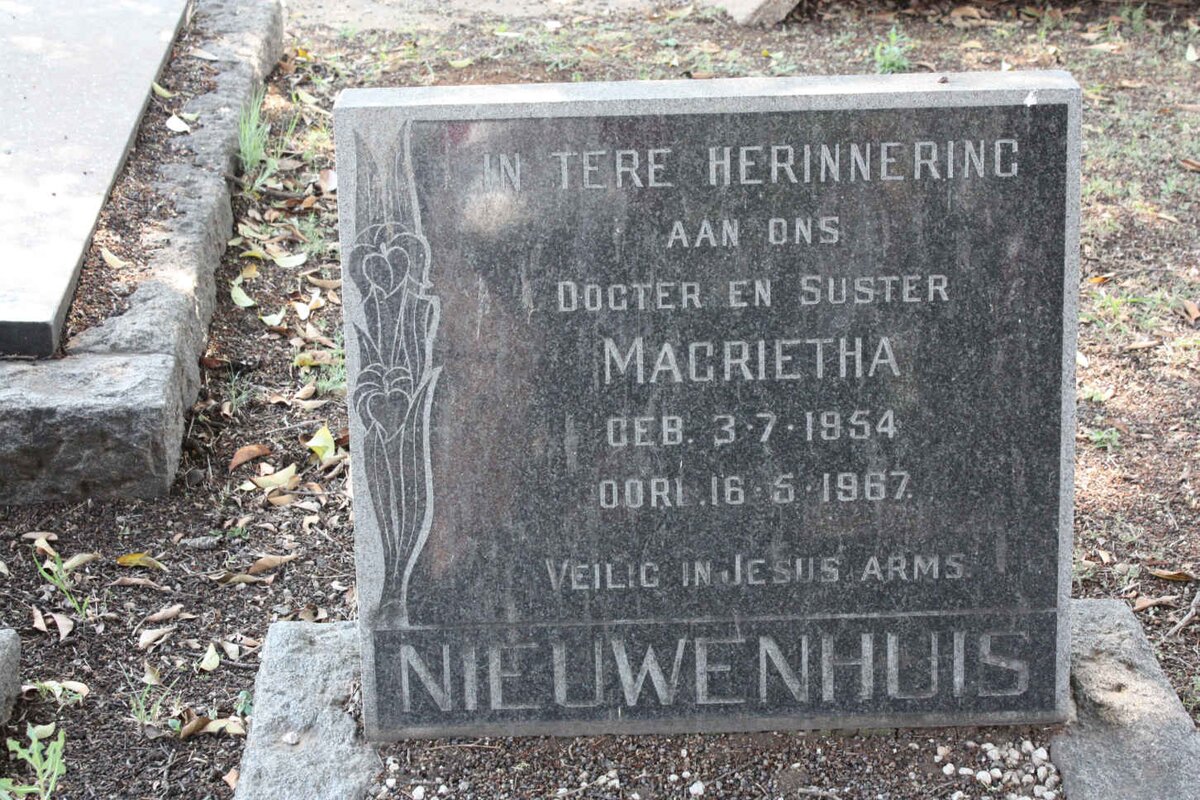 NIEUWENHUIS Magrietha 1954-1967