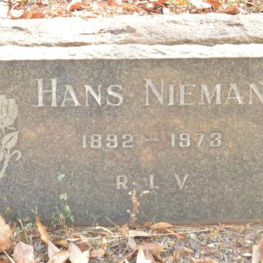 NIEMAN Hans 1892-1973