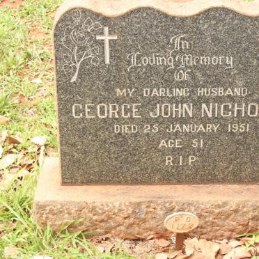 NICHOLLS George John -1951