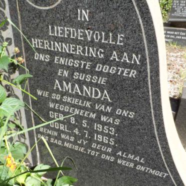 NORTJIE Amanda 1953-1965