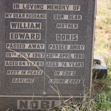 NOBLE William Edward -1967 &amp; Doris -1980