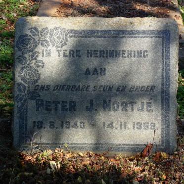 NORTJÉ Peter J. 1940-1959