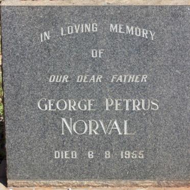 NORVAL George Petrus -1955