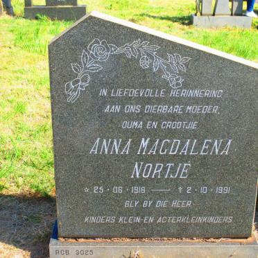 NORTJE Anna Magdalena 1916-1991