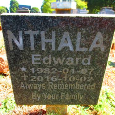 NTHALA Edward 1982-2016