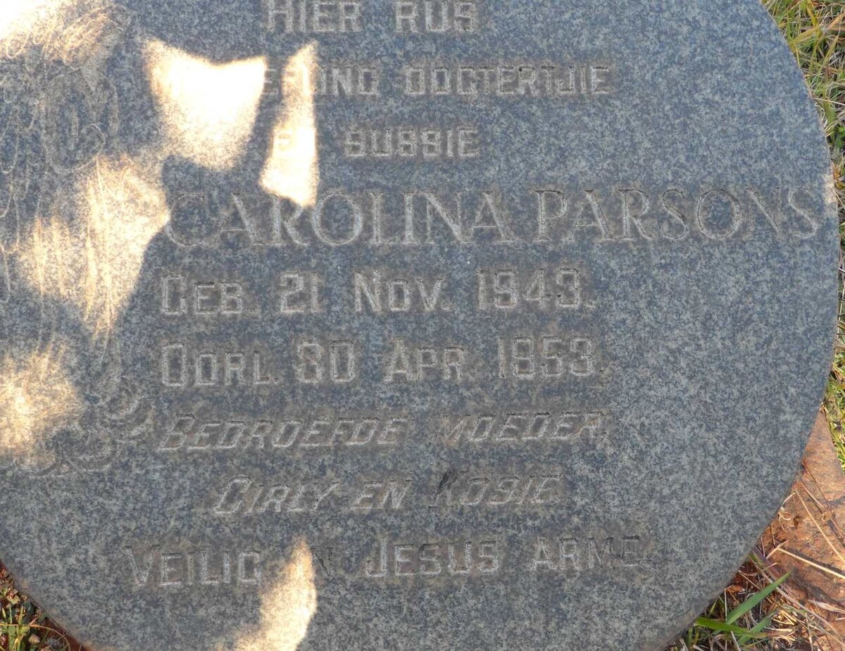 PARSONS Carolina 1943-1953