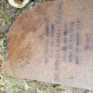 PALMER Donald Douglas 1920-1959