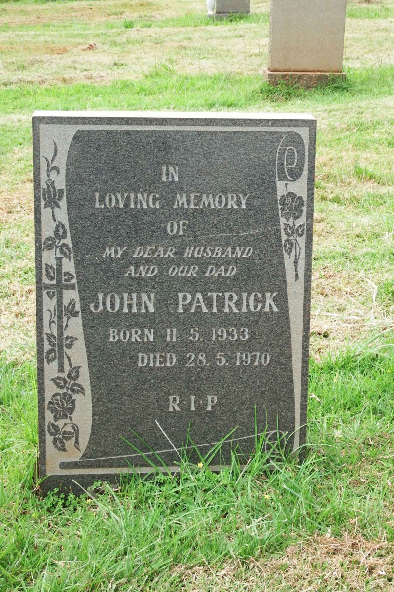 PATRICK John 1933-1970