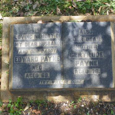 PAYNE Edward  &amp; Gertrude