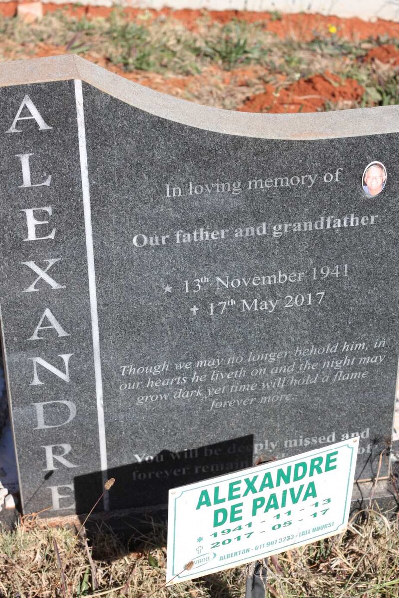 PAIVA Alexandre, de 1941-2017