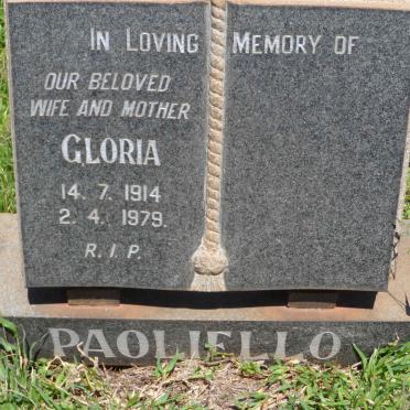 PAOLIELLO Gloria 1914-1979