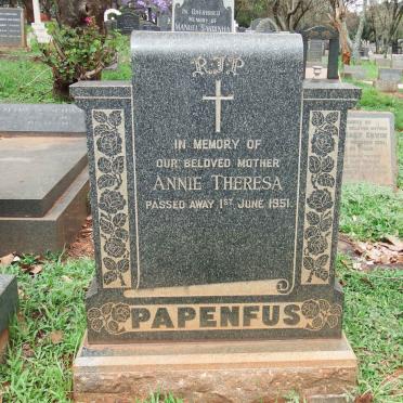 PAPENFUS Annie Theresa -1951