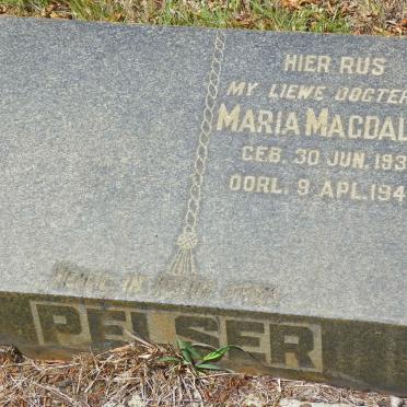 PELSER Maria Magdalena 1931-1943