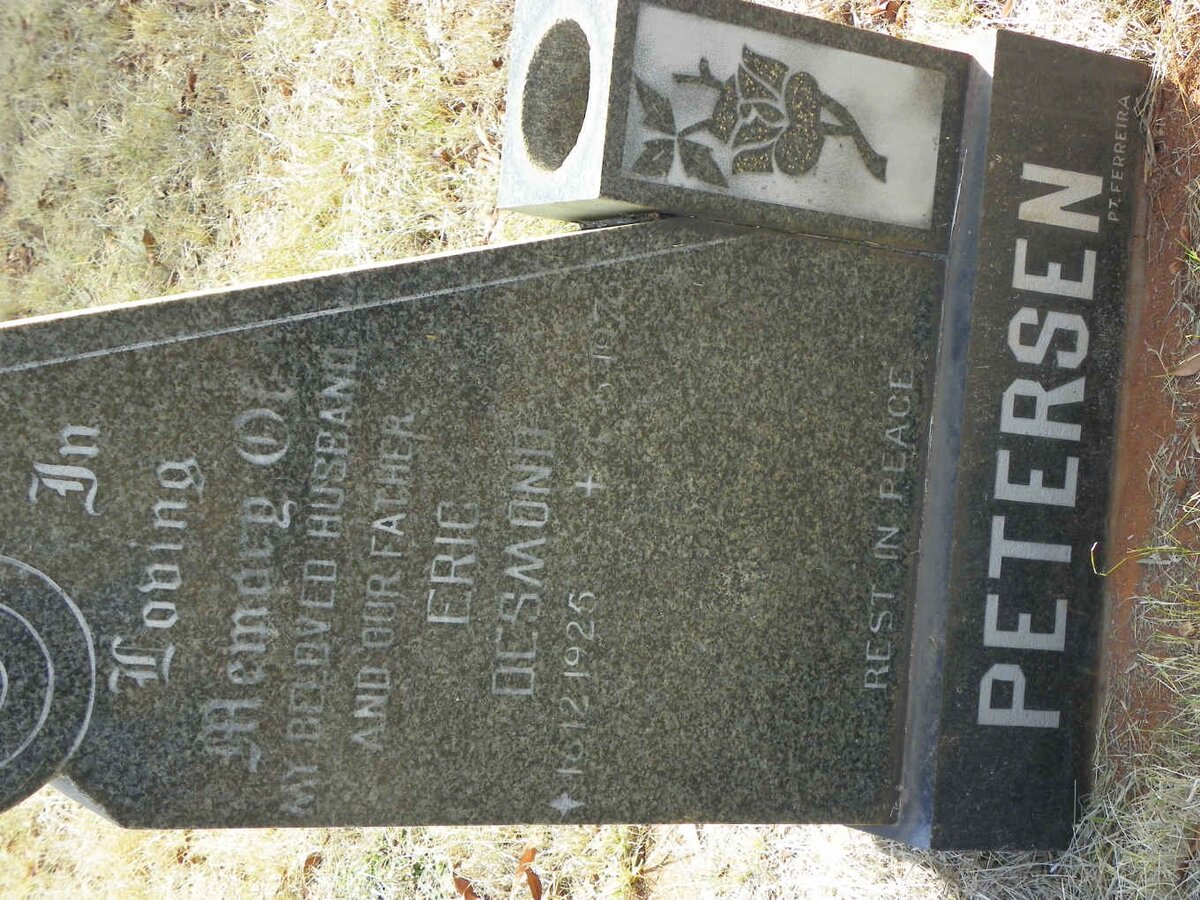 PETERSEN Eric Desmond 1925-1976