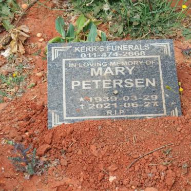 PETERSEN Mary 1939-2021