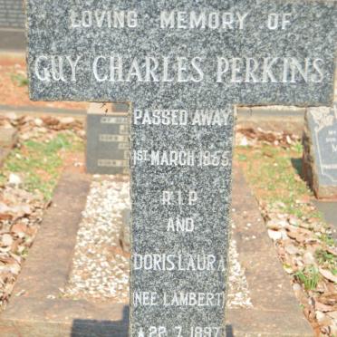 PERKINS Guy Charles -1955 &amp; Doris Laura LAMBERT 1897-1989