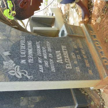 PEYPER Anna Elizabeth 1931-1977