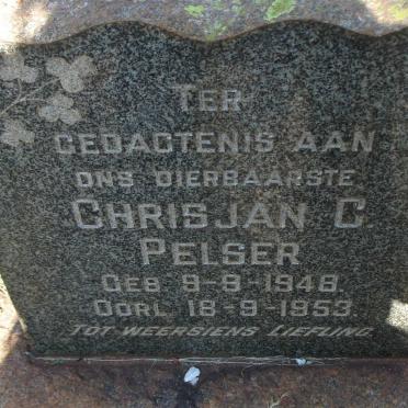 PELSER Chrisjan C. 1948-1953