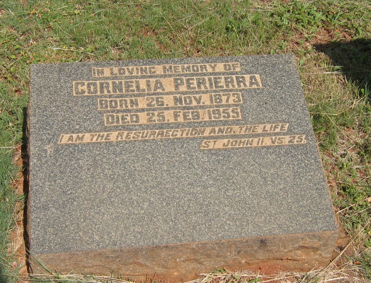 PERIERRA Cornelia 1873-1955