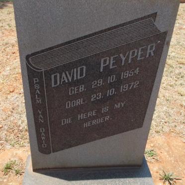 PEYPER David 1954-1972
