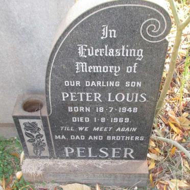 PELSER Peter Louis 1948-1969