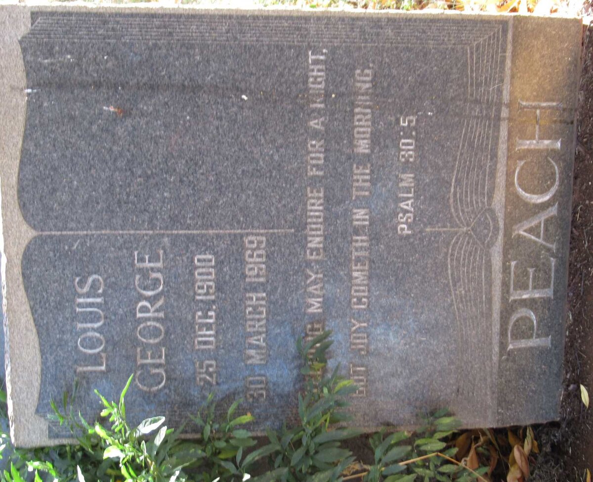 PEACH Louis George 1900-1969