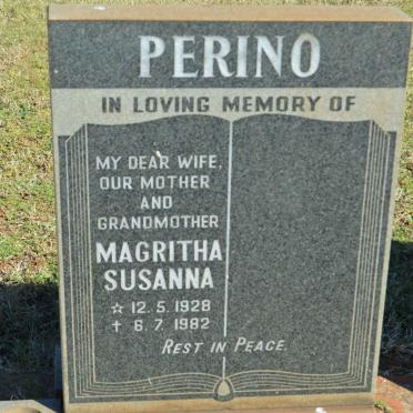 PERINO Magritha Susanna 1928-1982