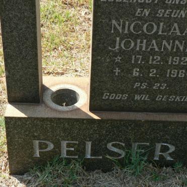 PELSER Nicolaas Johannes 1926-1964